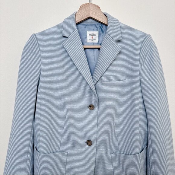 Gap Womens 6 Academy Stripe Stretch Ponte Blazer - Picture 4 of 15